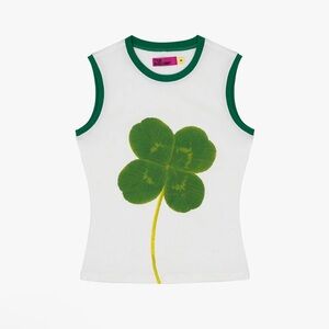 NWT Tyler Mcgillivary x Lisa Says Gah! Clover Tank Size XL